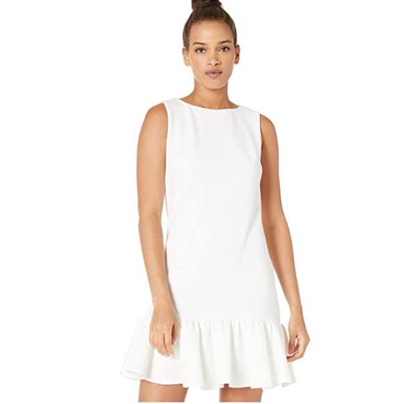 NWT Betsey Johnson  Crepe Dress with Ruffled Hem - Picture 2 of 7